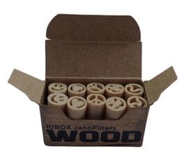 JANO FILTERS REGULAR WOOD - BOQUILLAS REUTILIZABLES - 10 BOQUILLAS
