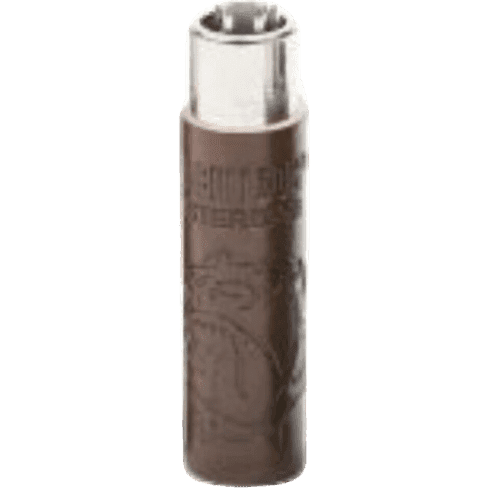 THE BULLDOG FUNDA DE CUERO MARRON - CON CLIPPER INCLUIDO