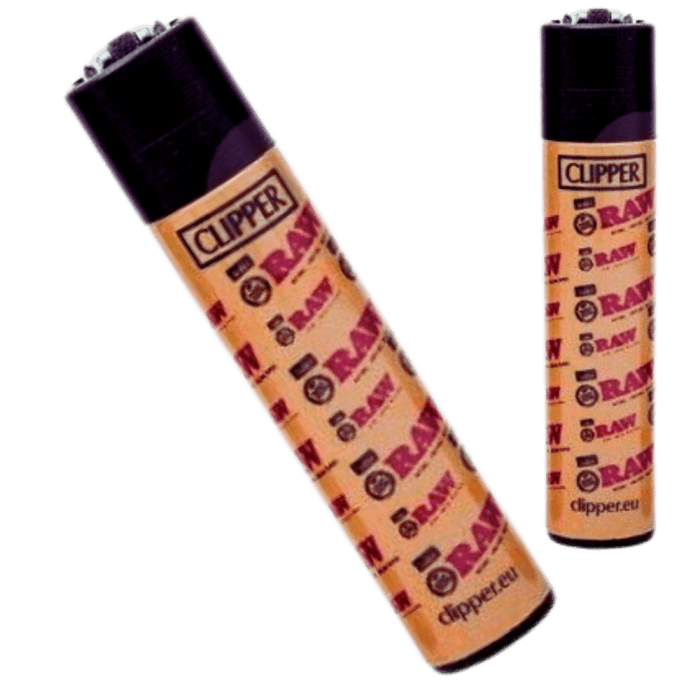 Clipper RAW Marrón Logos-Rojos