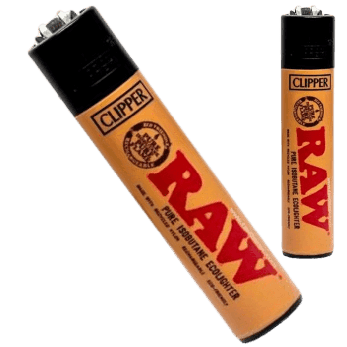 Clipper Raw Marrón Logo-Rojo