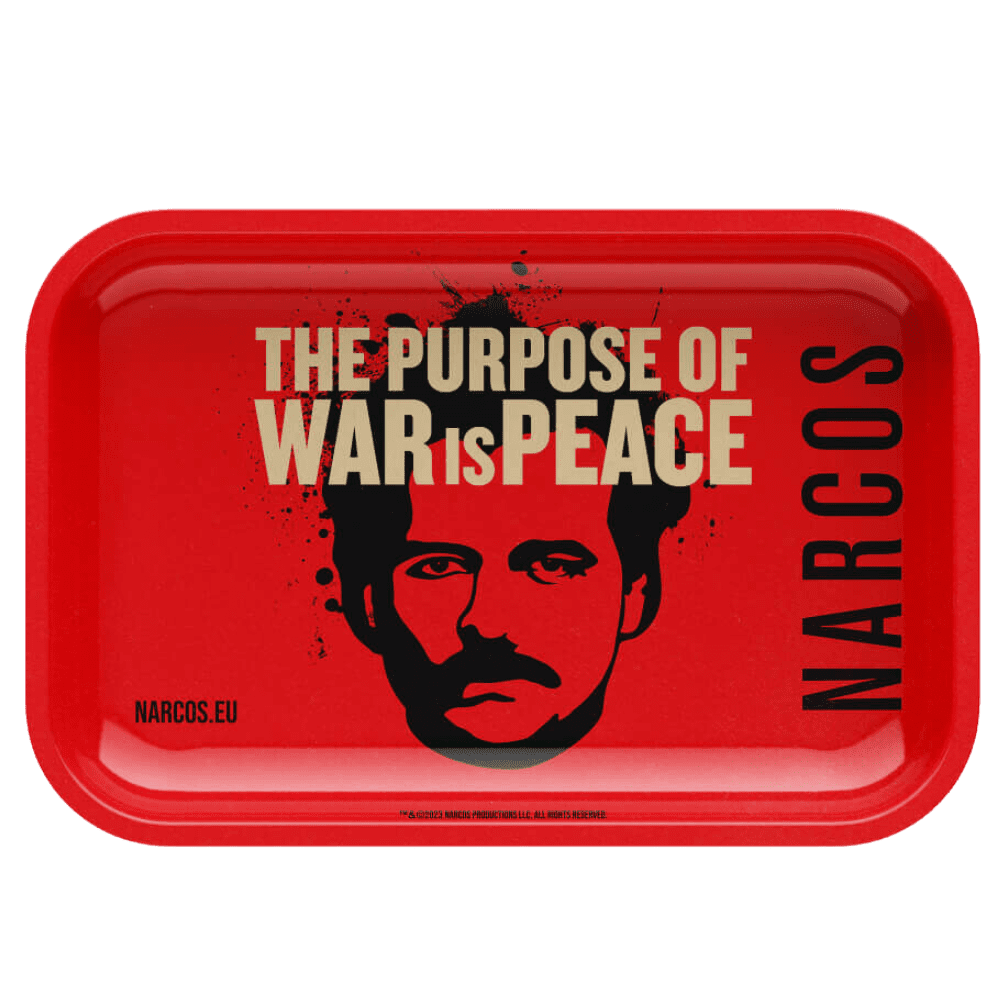Bandeja de liar de diseño exclusivo inspirada en Pablo Escobar.