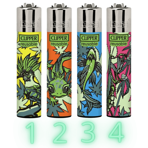 Colección Clipper Animal Weeds con diseños inspirados en la naturaleza.