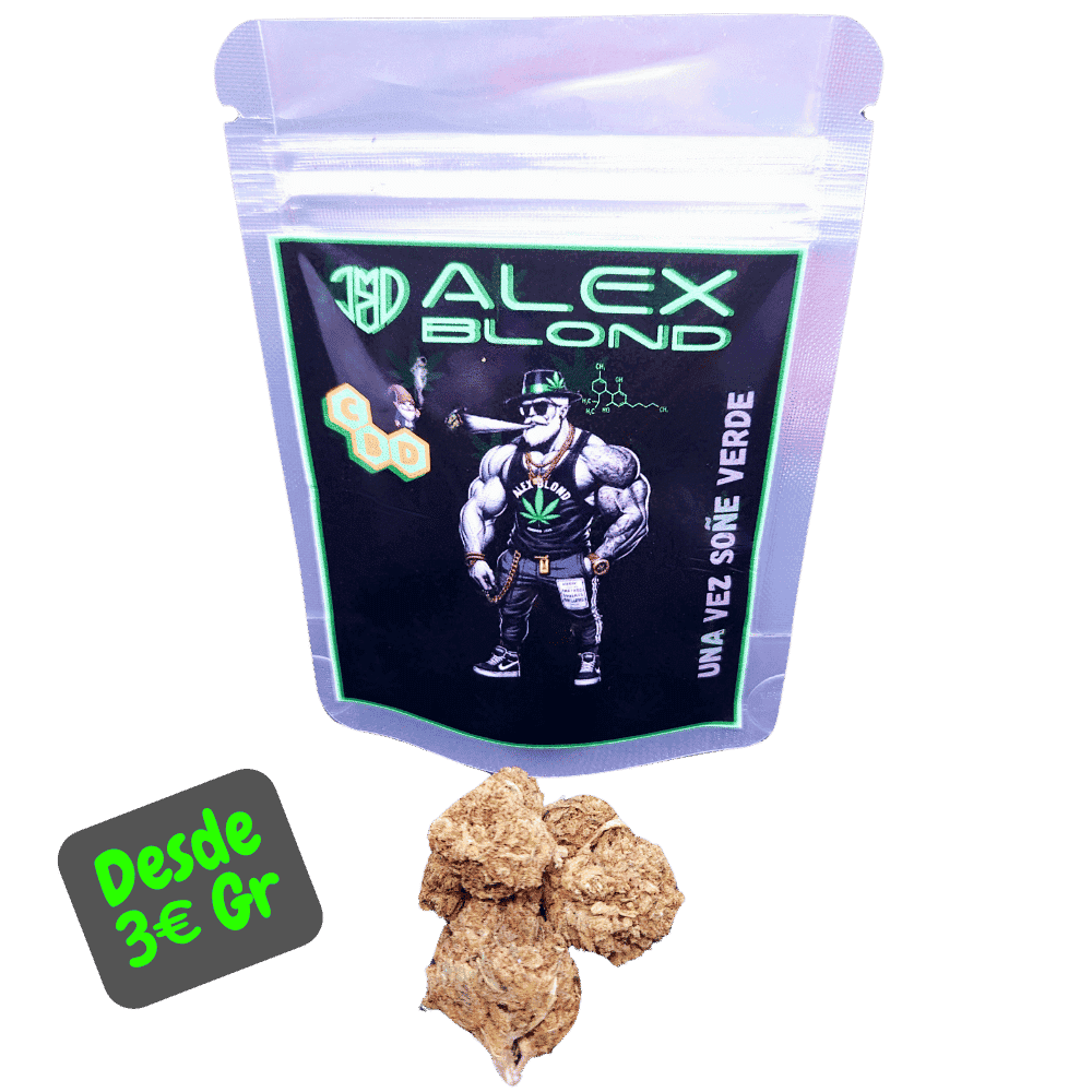 Exquisitas Flores CBD Banana Kush, destacando su belleza visual y su fragancia afrutada para una decoración natural y aromática.