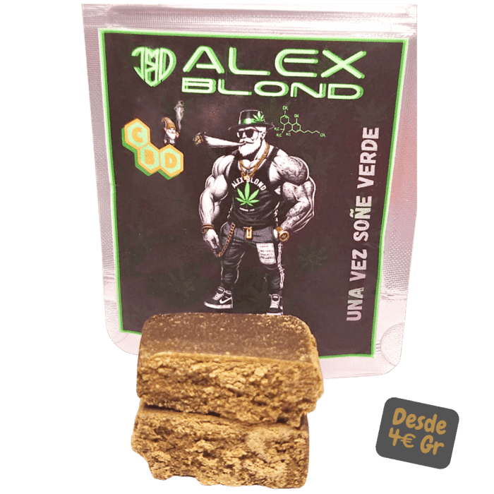 CBD Resina SkyWalker Dry de Alex Blond, resina de cáñamo legal en España.