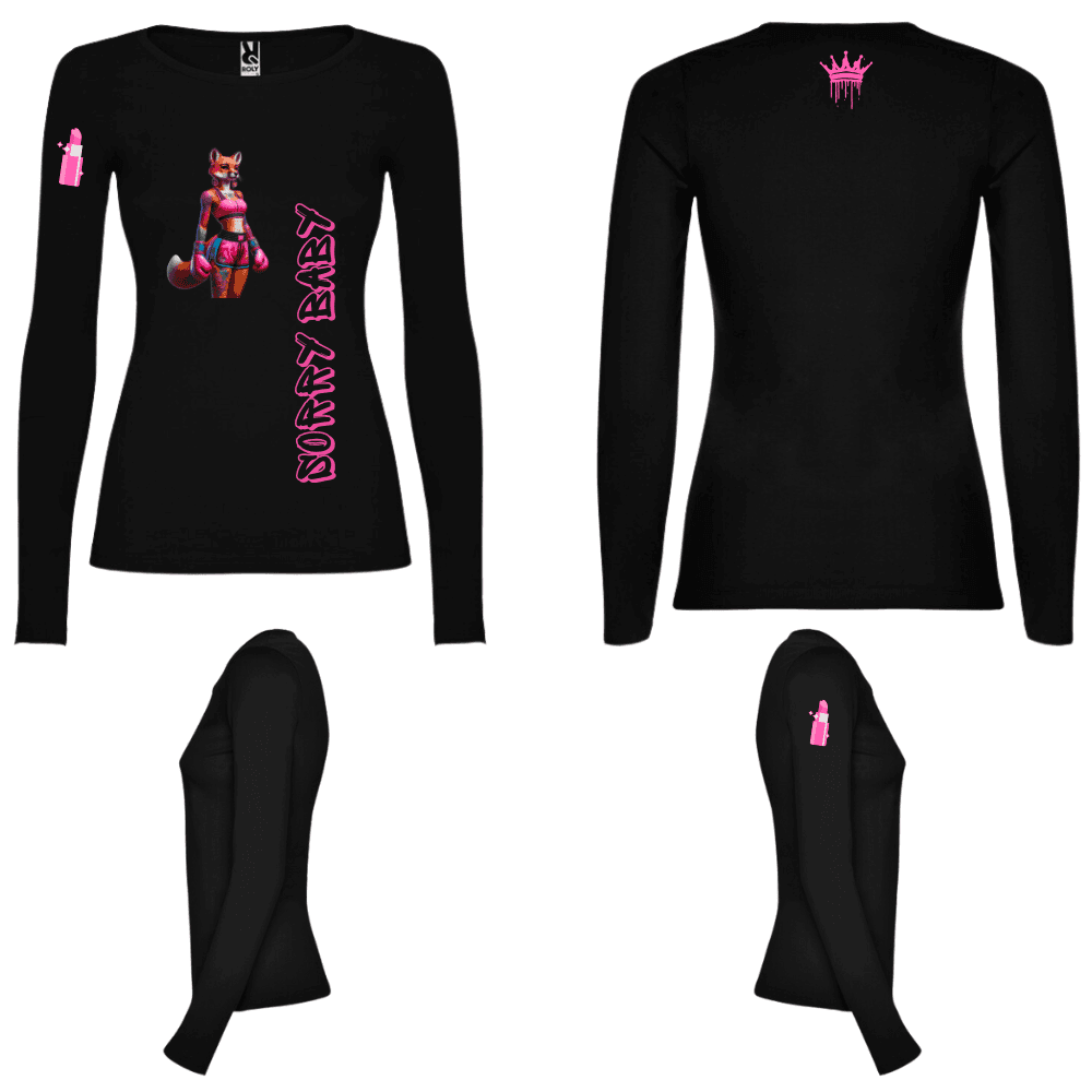 Camiseta modelo Sorry Baby Negra manga larga